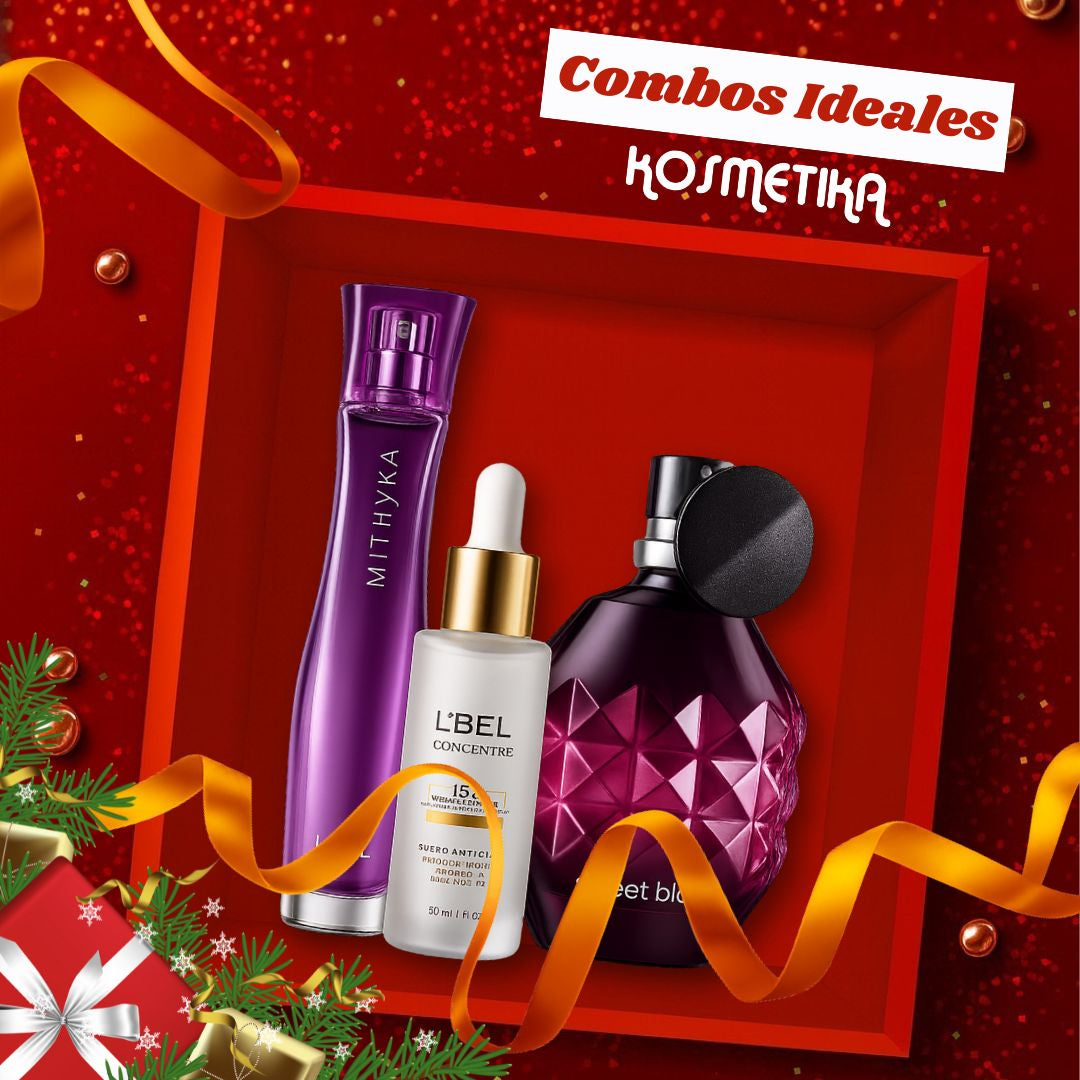 Combo 10- Perfume Mithyka + Perfume Sweet Black + Sérum de Ácido Hialurónico