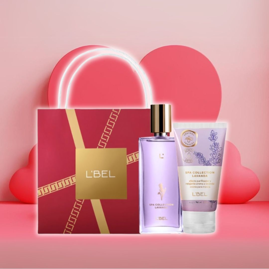 Set de Colonia + crema de manos aroma relajante a LAVANDA