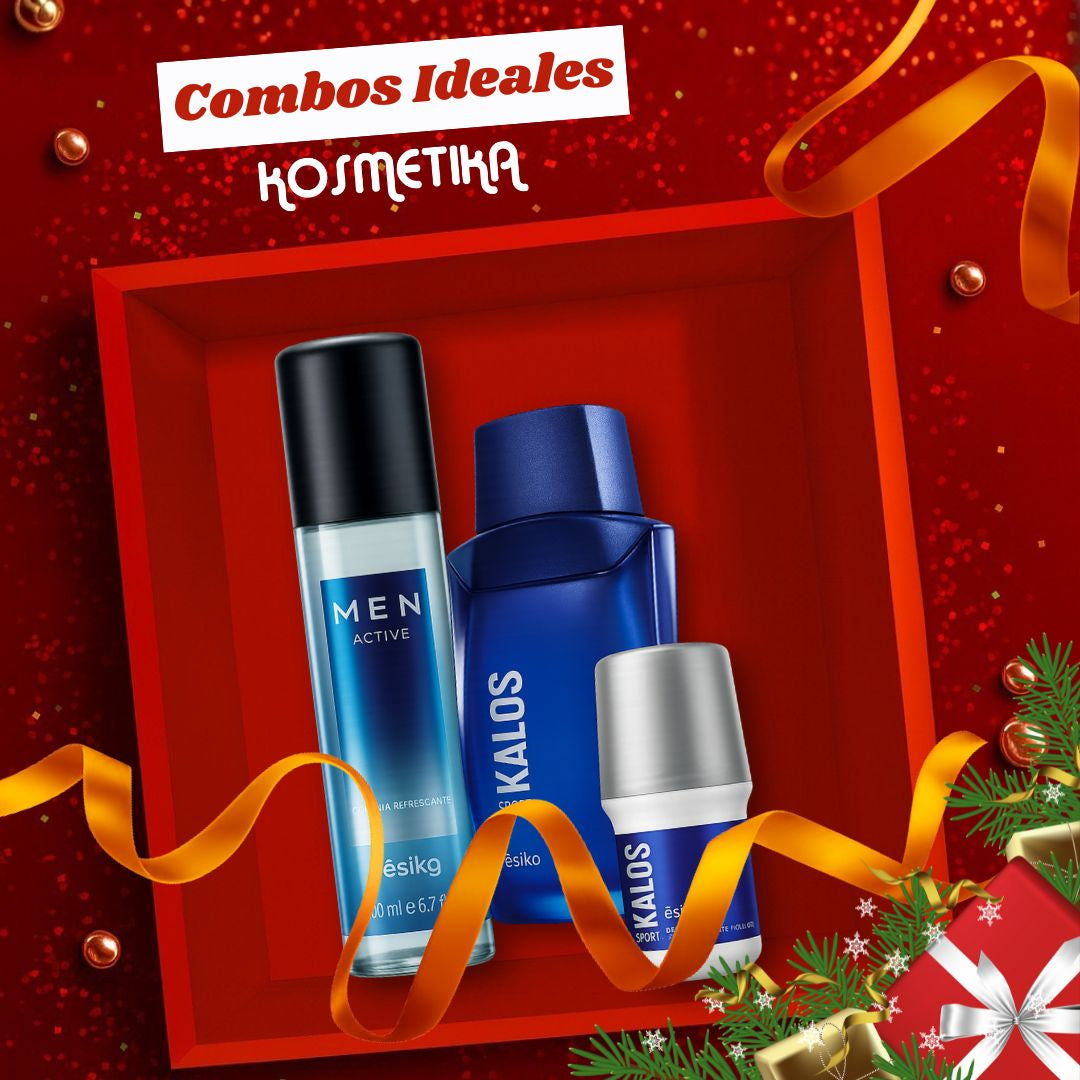 Combo 3- Perfume Kalos + Desodorante +Colonia
