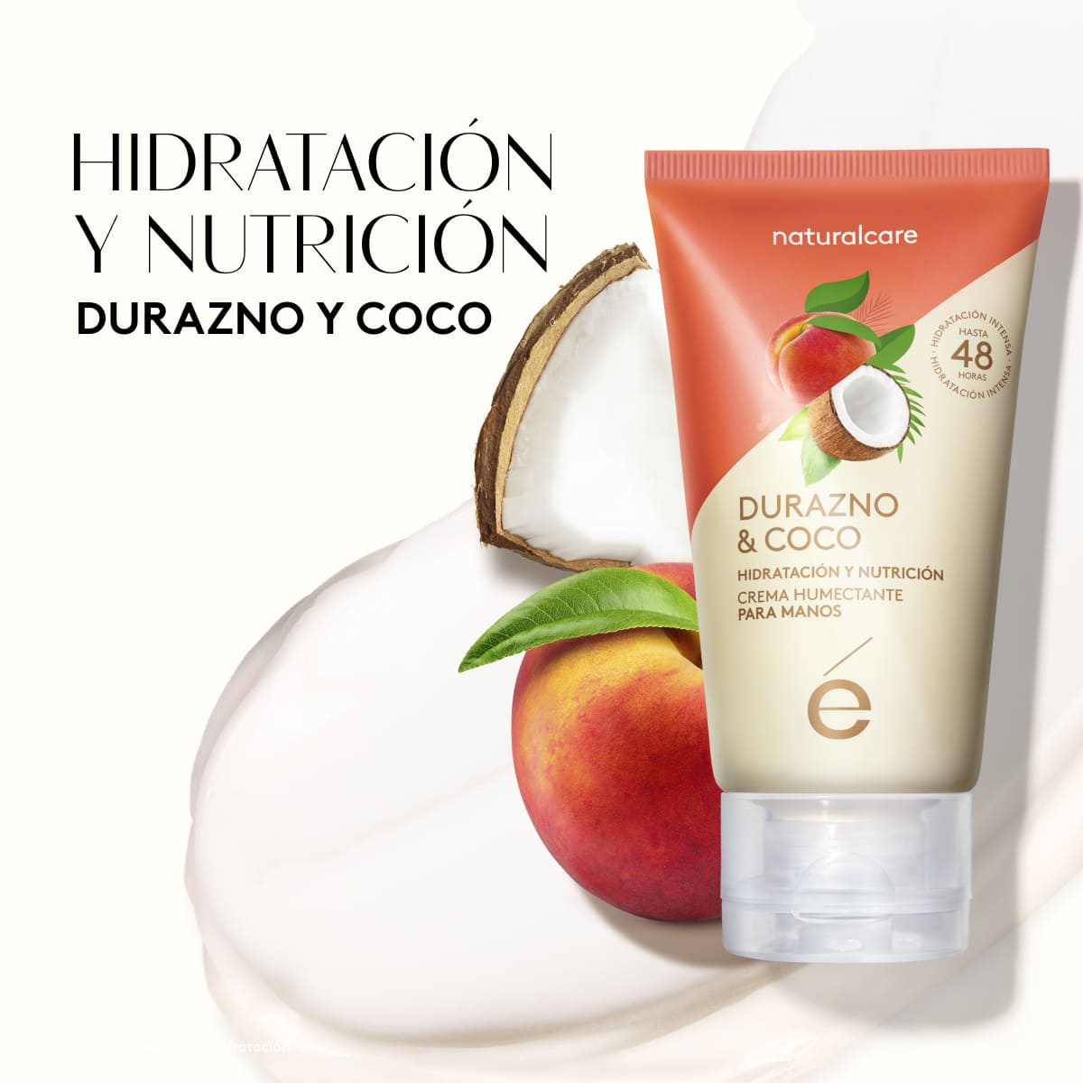Crema Humectante de Manos Durazno & Coco Natural Care