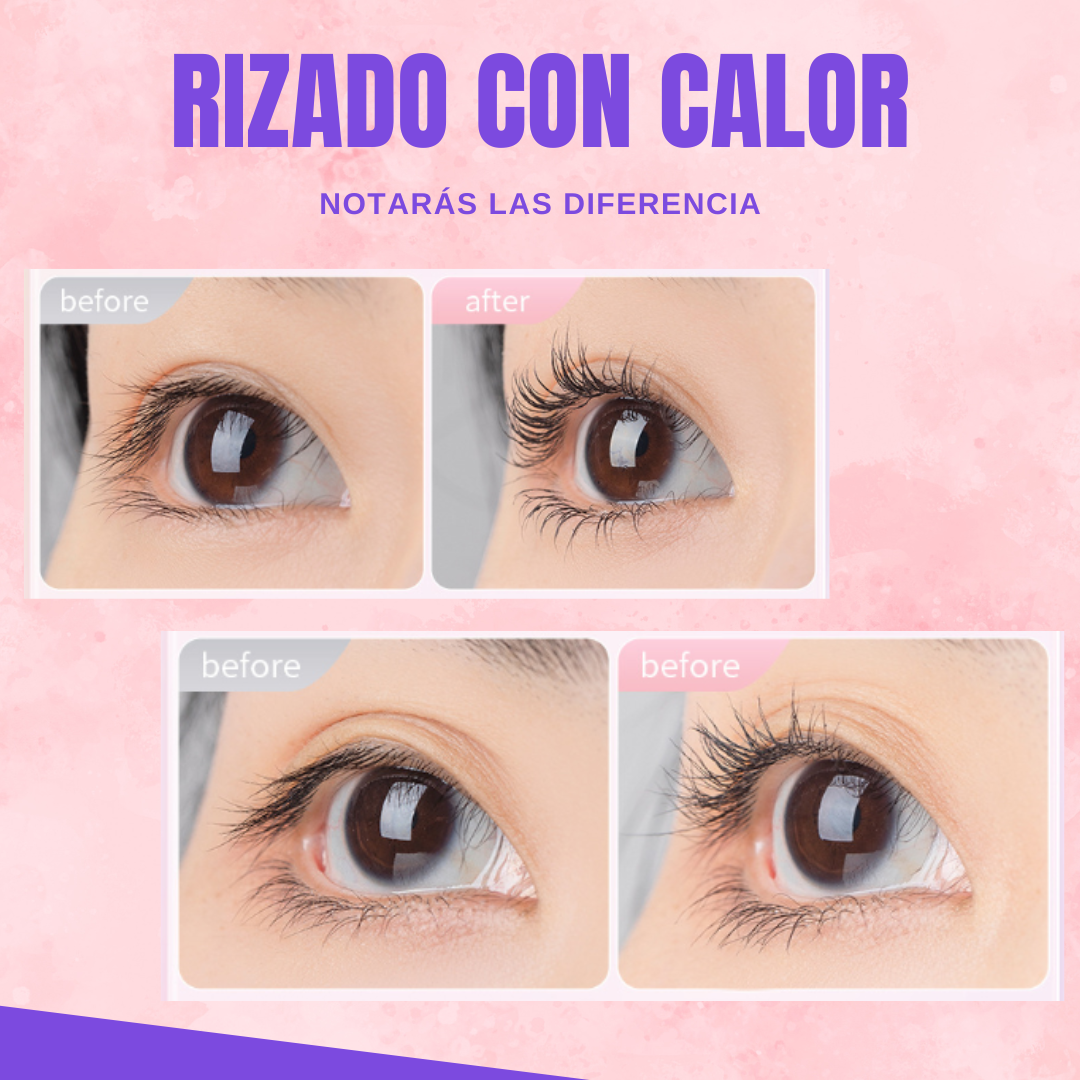 RIZADOR DE PESTAÑAS CON CALOR RECARGABLE