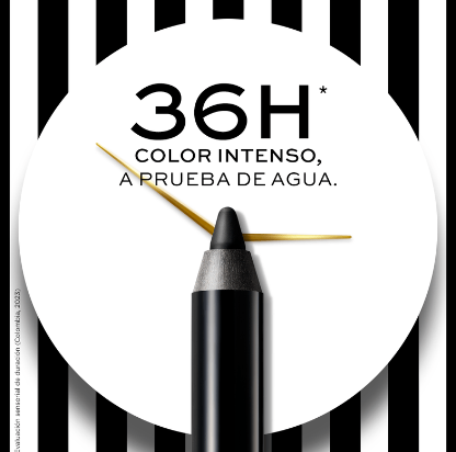 Delineador de Ojos GEL INTENSE Lbel a prueba de Agua- TONO NEGRO