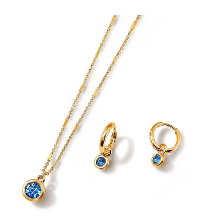 SET DE COLLAR + ARETES ALEJANDRITA JUNIO