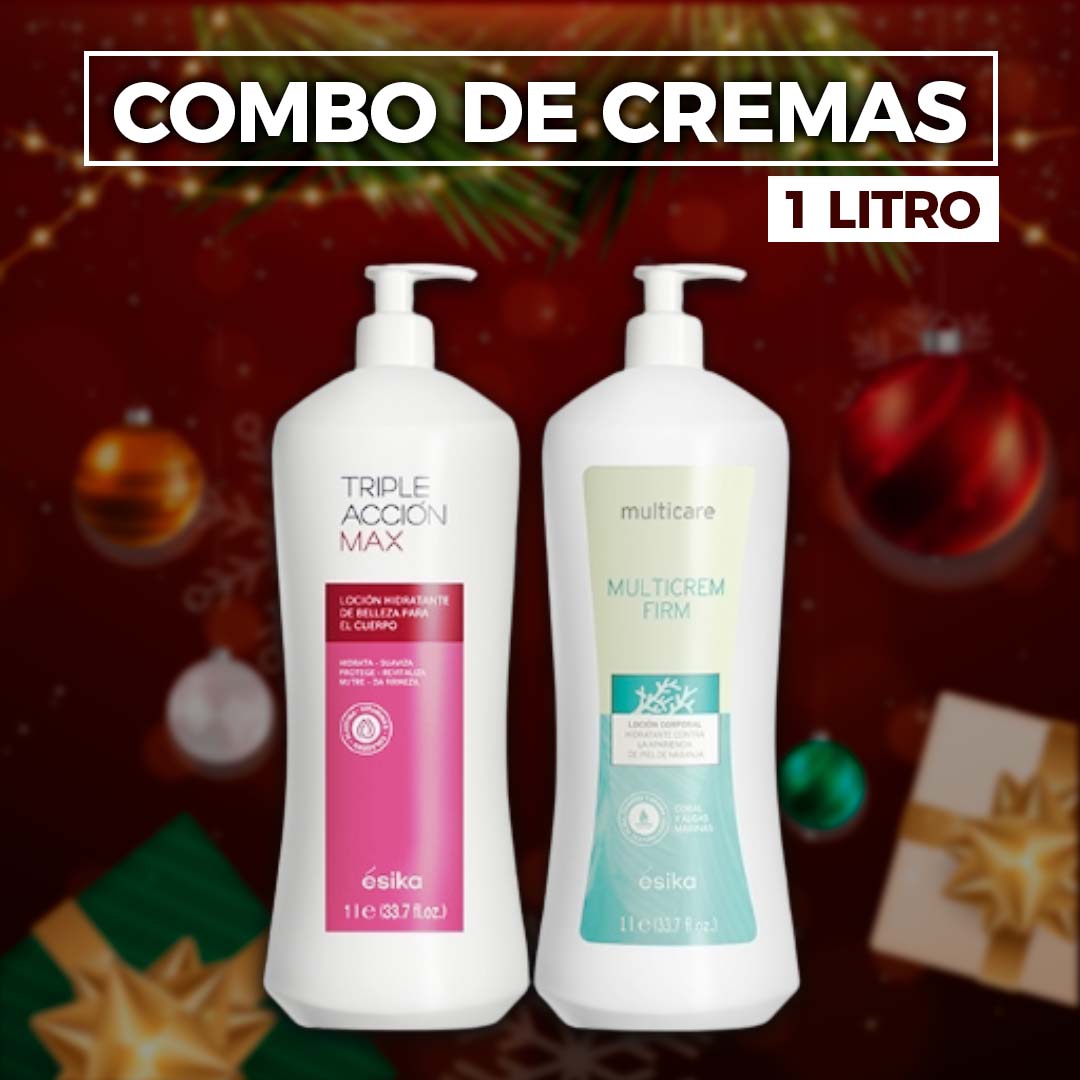 COMBO DE CREMAS 1 LITRO