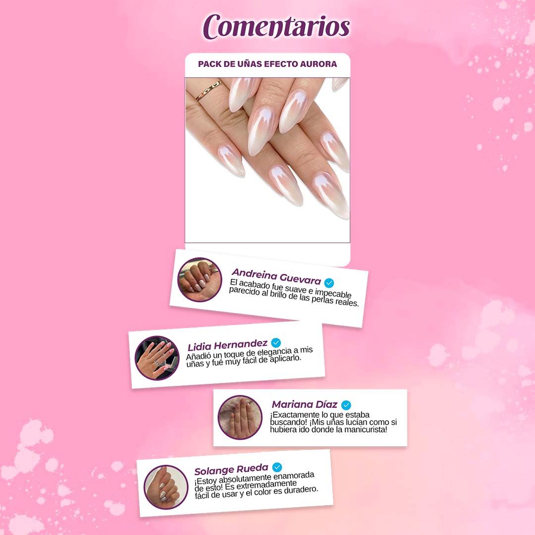 PACK PARA UÑAS EFECTO AURORA 🎁SET COMPLETO🎁