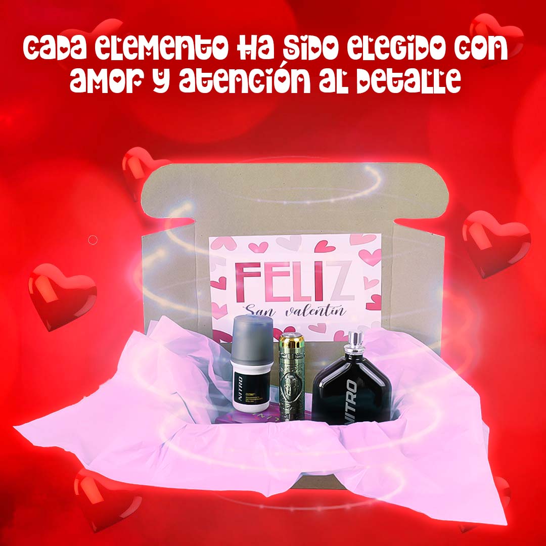 CAJA SAN VALENTÍN PARA HOMBRE ❤️SUPER PROMO❤️