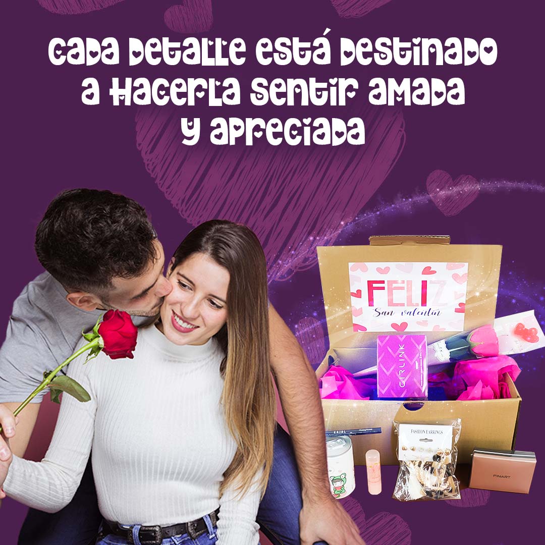 CAJA SAN VALENTÍN PARA MUJER ❤️SUPER PROMO❤️