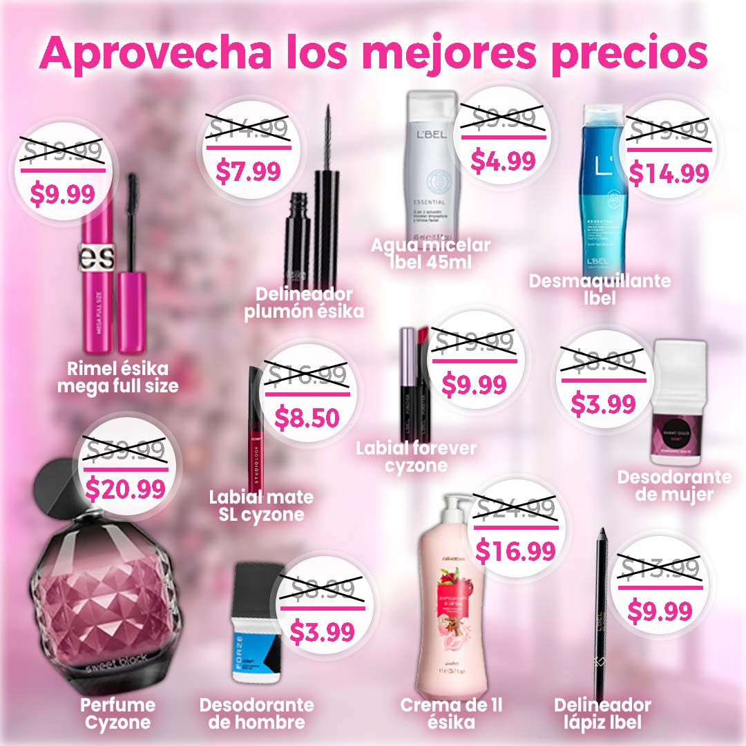 Caja emprendedora Esika, Lbel y Cyzone (Personalizada)