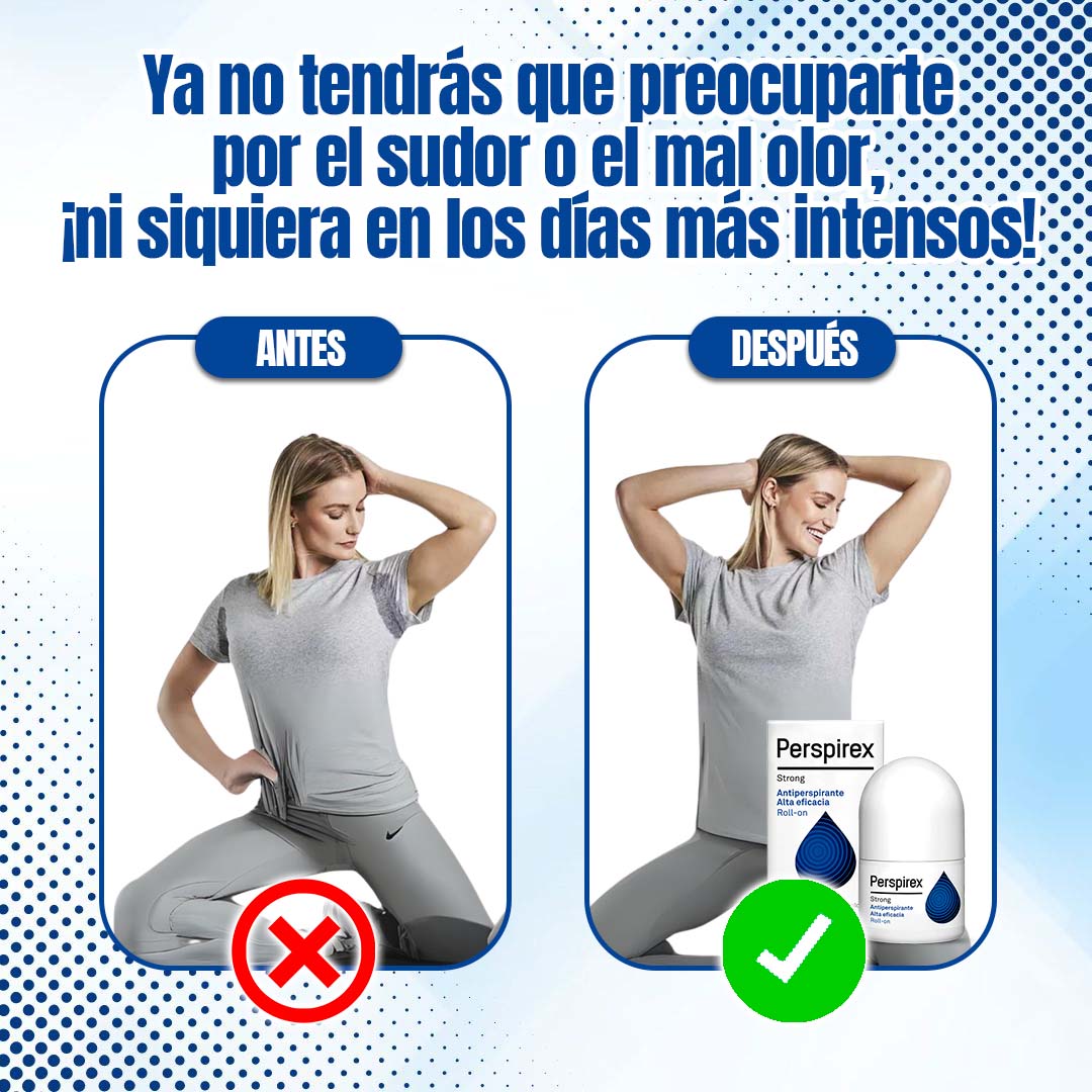 PERSPIREX STRONG- Desodorante Medicado para Bloquear la sudoración EXCESIVA/SEVERA