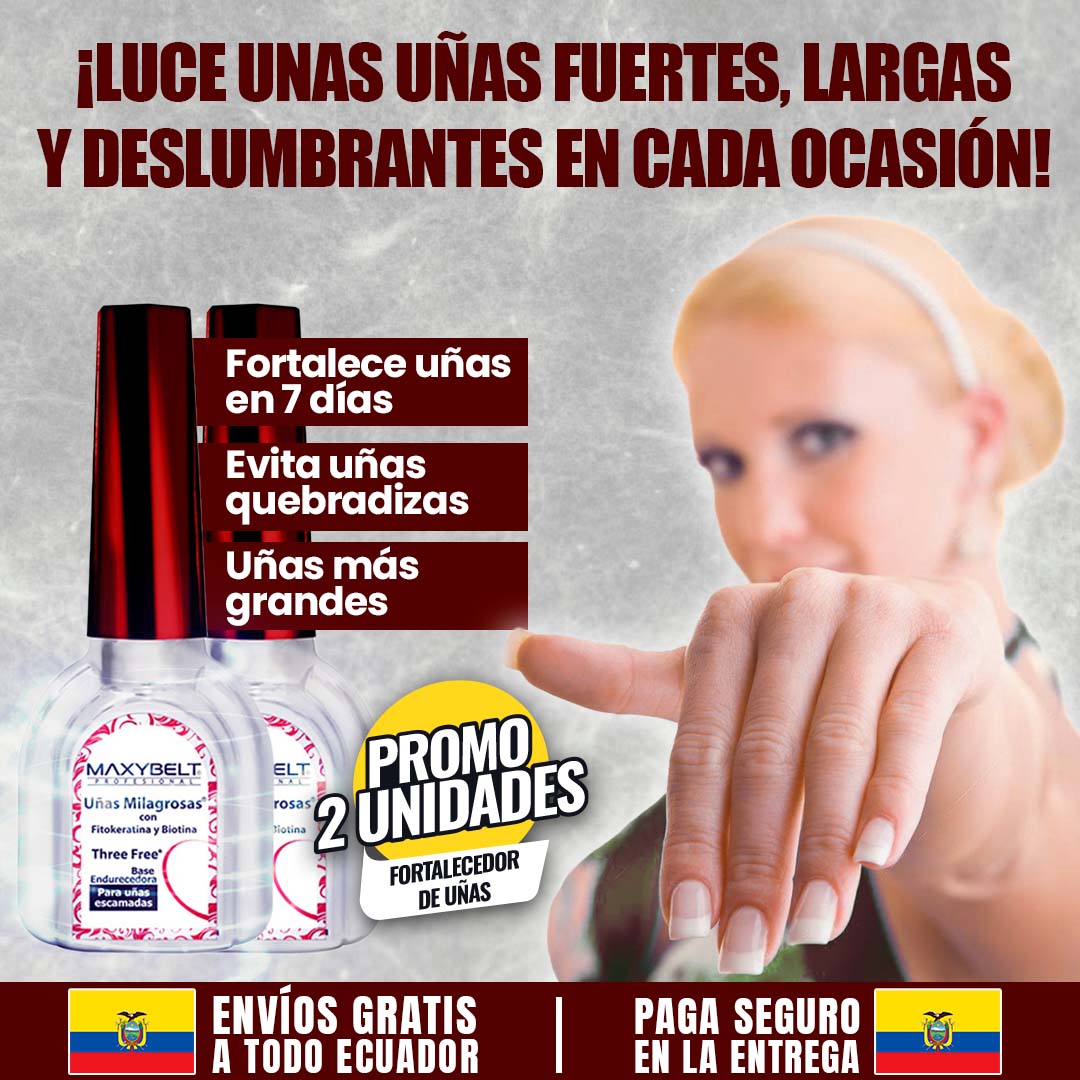 ESMALTE PROFESIONAL para CRECIMIENTO DE UÑAS 🎁PROMO 2 x 1🎁