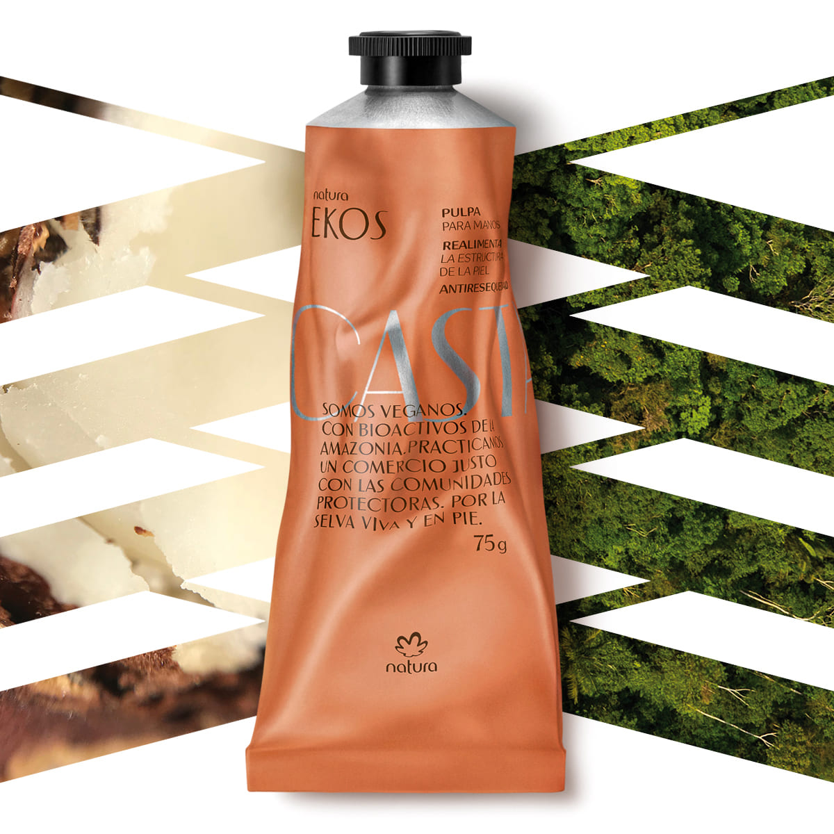 Pulpa hidratante para manos Castaña