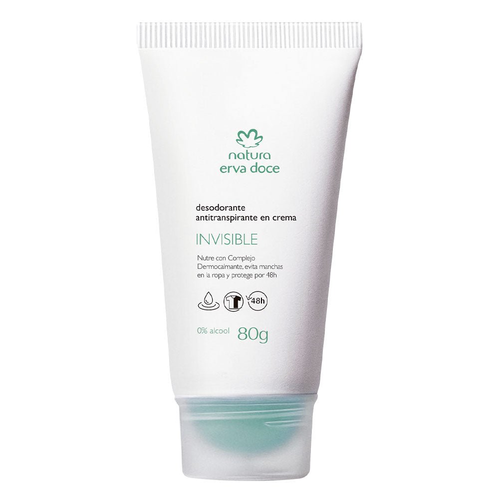 Desodorante antitranspirante en crema invisible Erva Doce