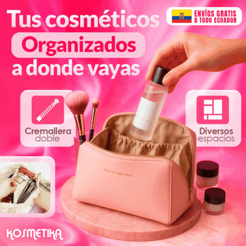 COSMETIQUERO ELEGANTE MULTIFUNCIONAL