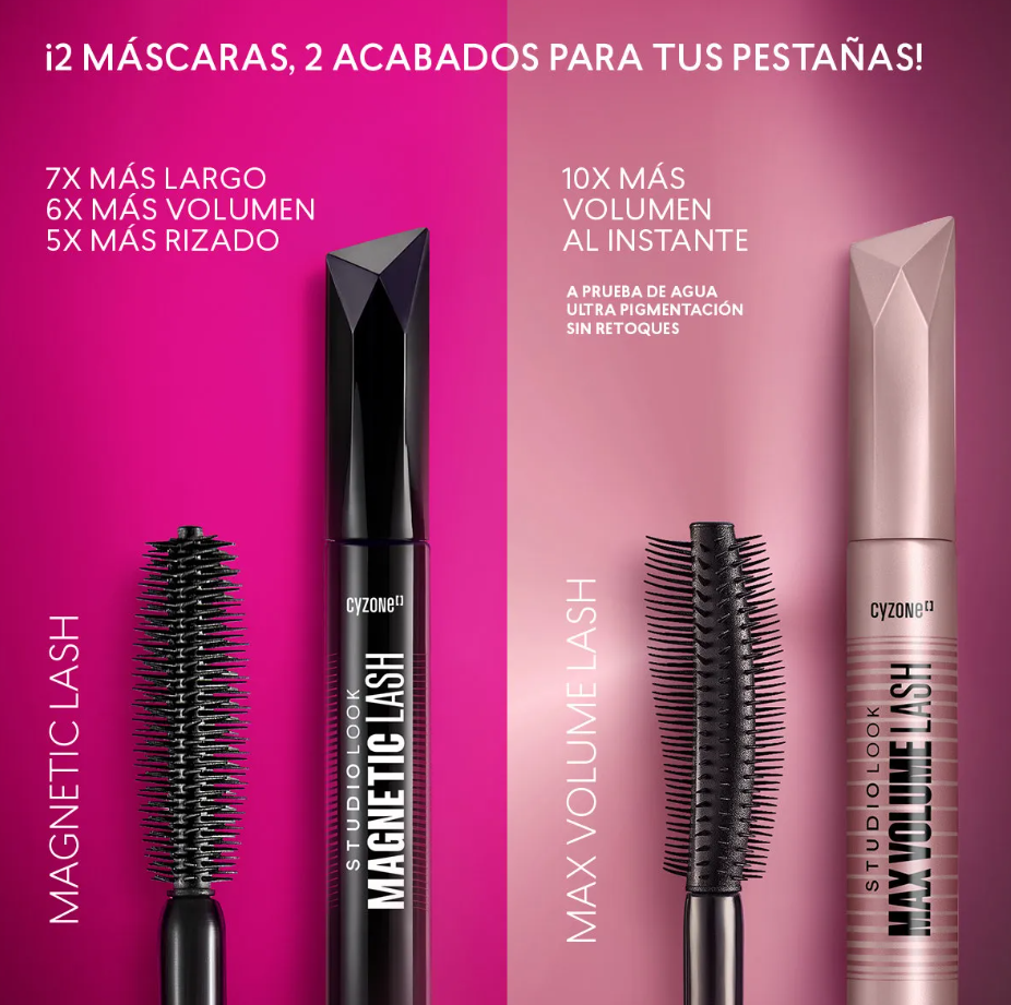 Máscara de Pestañas Max Volume Lash Studio Look