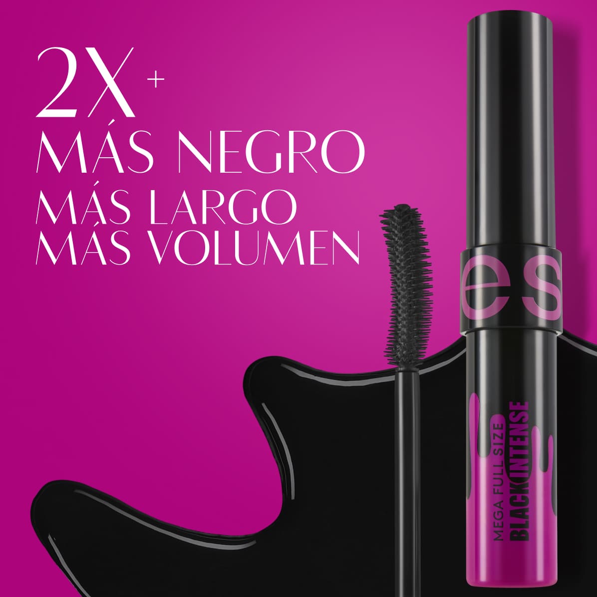 Mega Full Size Black Intense Máscara de Pestañas