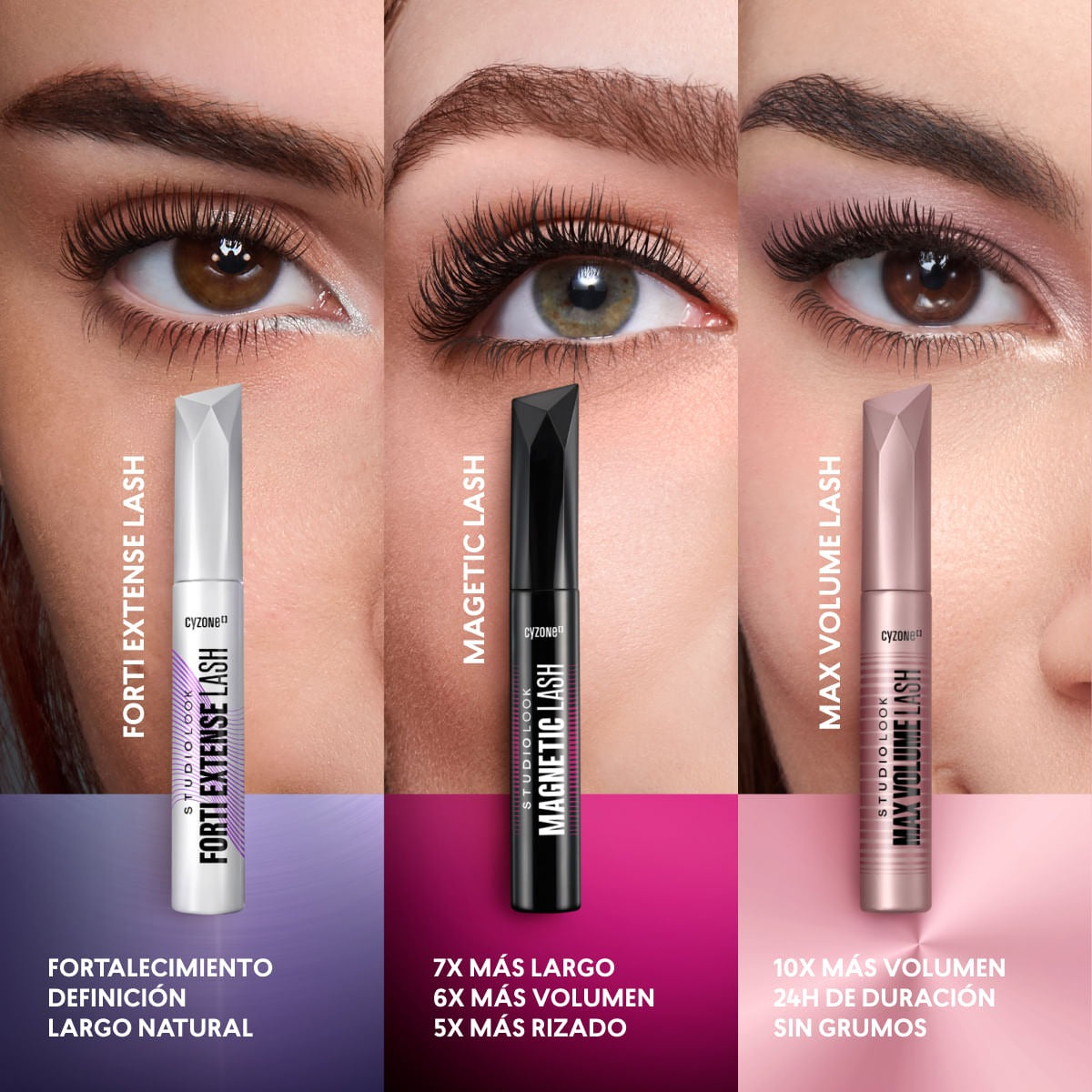 Forti Extense Lash Studio Look