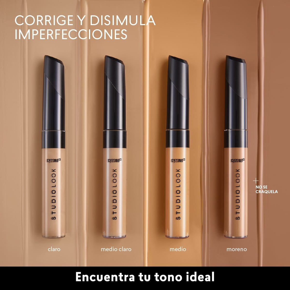 Corrector Facial Alta Cobertura cyzone Medio Claro