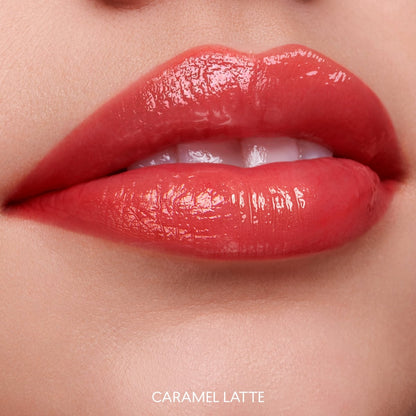Studio look labial glowy stain caramel latte