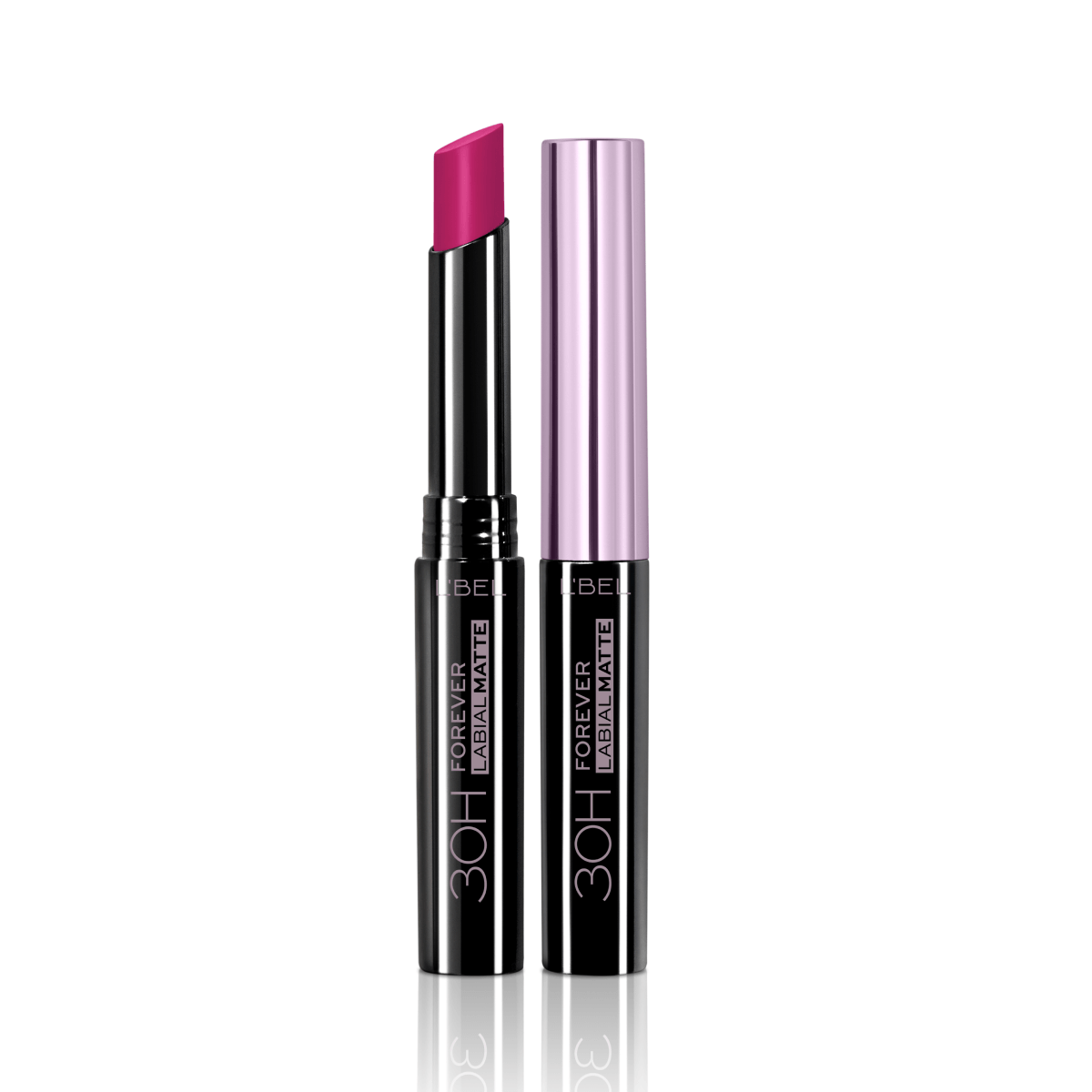 Labial MATE LARGA DURACIÓN en barra Forever Lbel, tono FUCSIA IDOLE