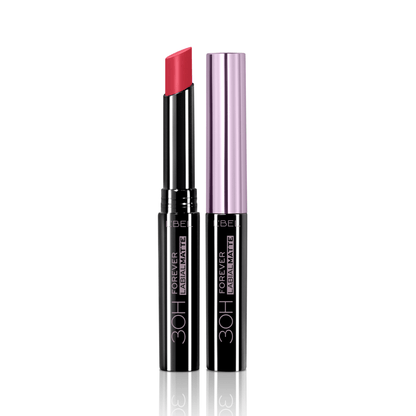Labial MATE LARGA DURACIÓN en barra Forever Lbel, tono CORAL VIBRANT