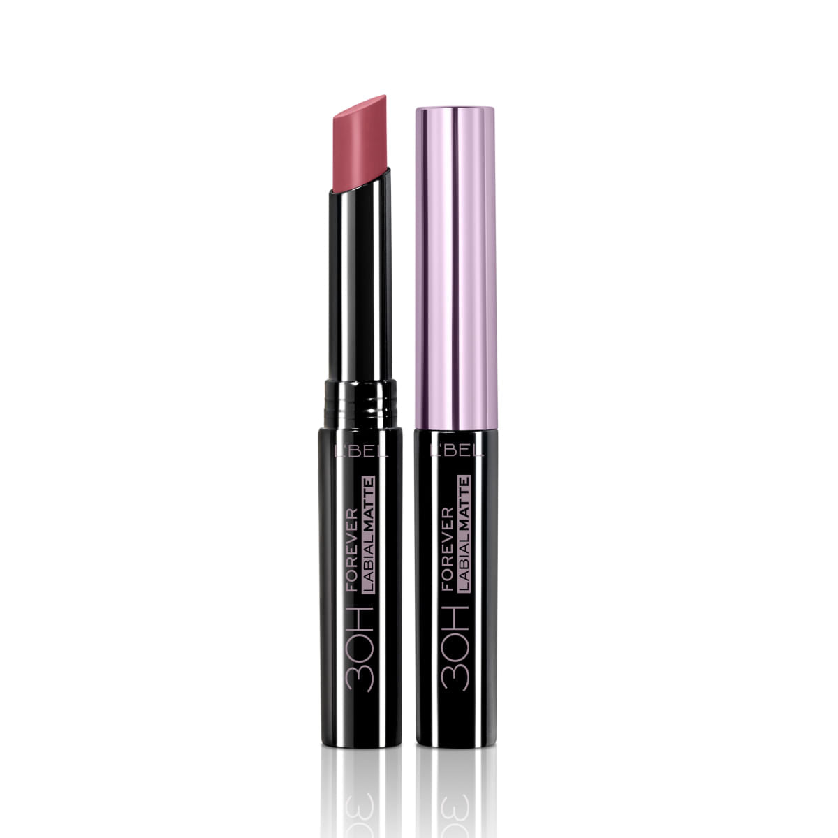 Labial MATE LARGA DURACIÓN en barra Forever Lbel, tono NUDE PEACH