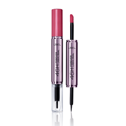 Labial Forever Dual LABIAL + BRILLO, tono ROSE NUIT