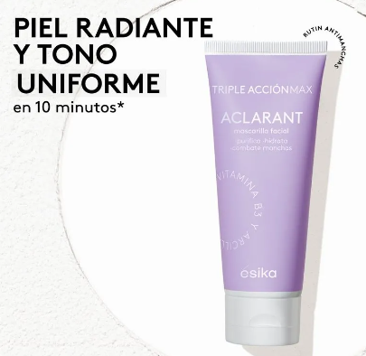 MASCARILLA FACIAL ACLARANT TRIPLE ACCIÓN MAX