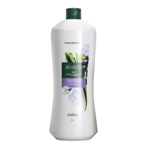 Shampoo 3 en 1 Alviento Hidratación y Protección- 1 LITRO