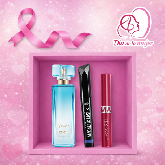 Combo 6- Bleu Femme + Magnetic Lash + Labial mate colorfix