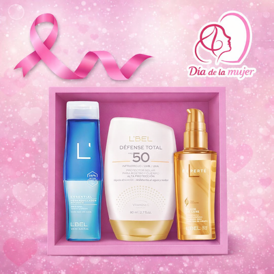 SET DESMAQUILLANTE BOQUEADOR SOLAR Y TRATAMIENTO DE CABELLO