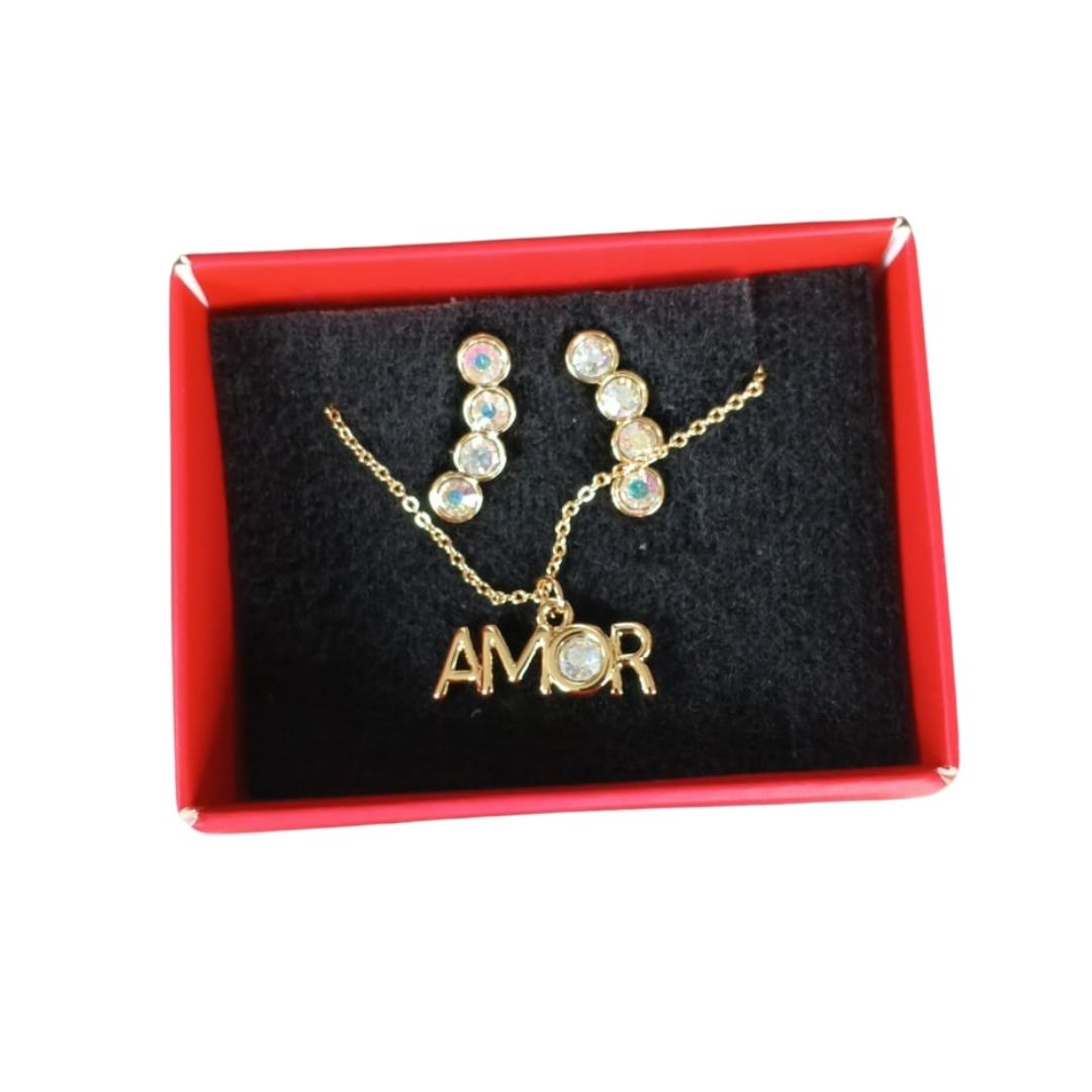 Aura de Amor Set Collar + Aretes