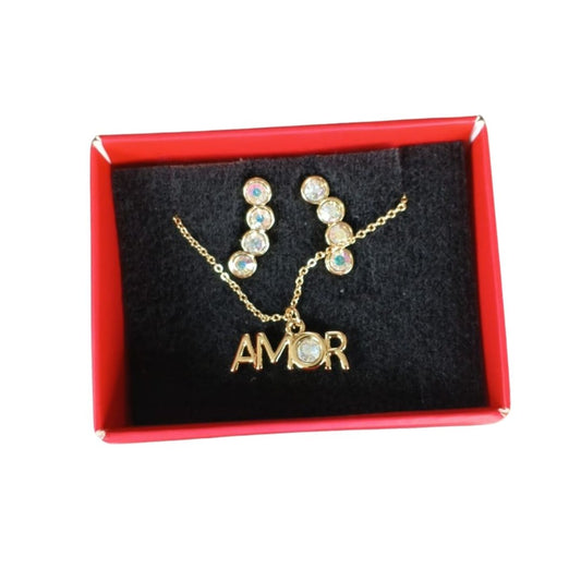 Aura de Amor Set Collar + Aretes