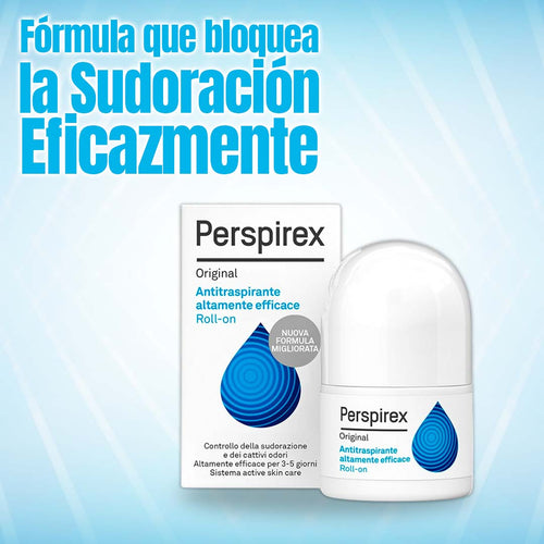 Perspirex ORIGINAL - Desodorante Medicado para Bloquear la sudoración Normal a Media