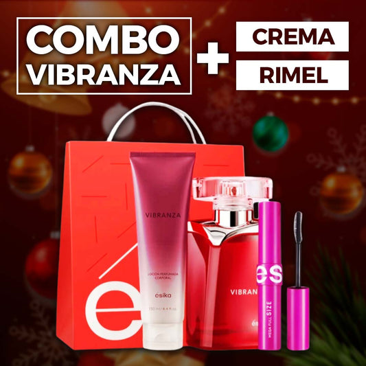 COMBO VIBRANZA + CREMA + RIMEL