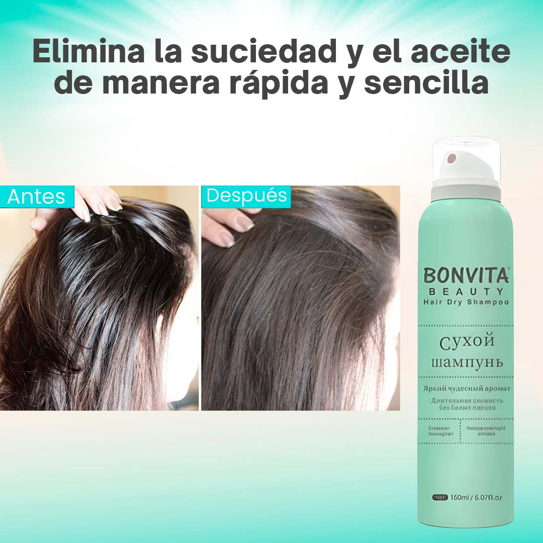 Champú seco para mujer con cabello oscuro o rubio - Ecuador