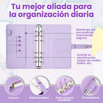 Agenda MONEY MUJER,Planifica y Ahorra con Estilo