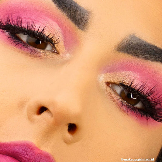 Paleta De Sombras TONO FEVER - FUCSIA BARBIE alta pigmentación