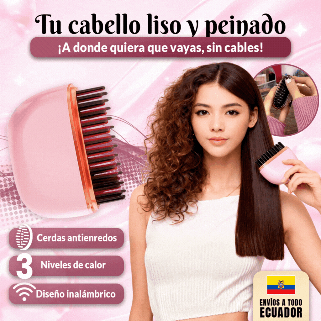 CEPILLO CALIENTE PORTATIL PARA CARTERA 🎁PROMO LANZAMIENTO🎁