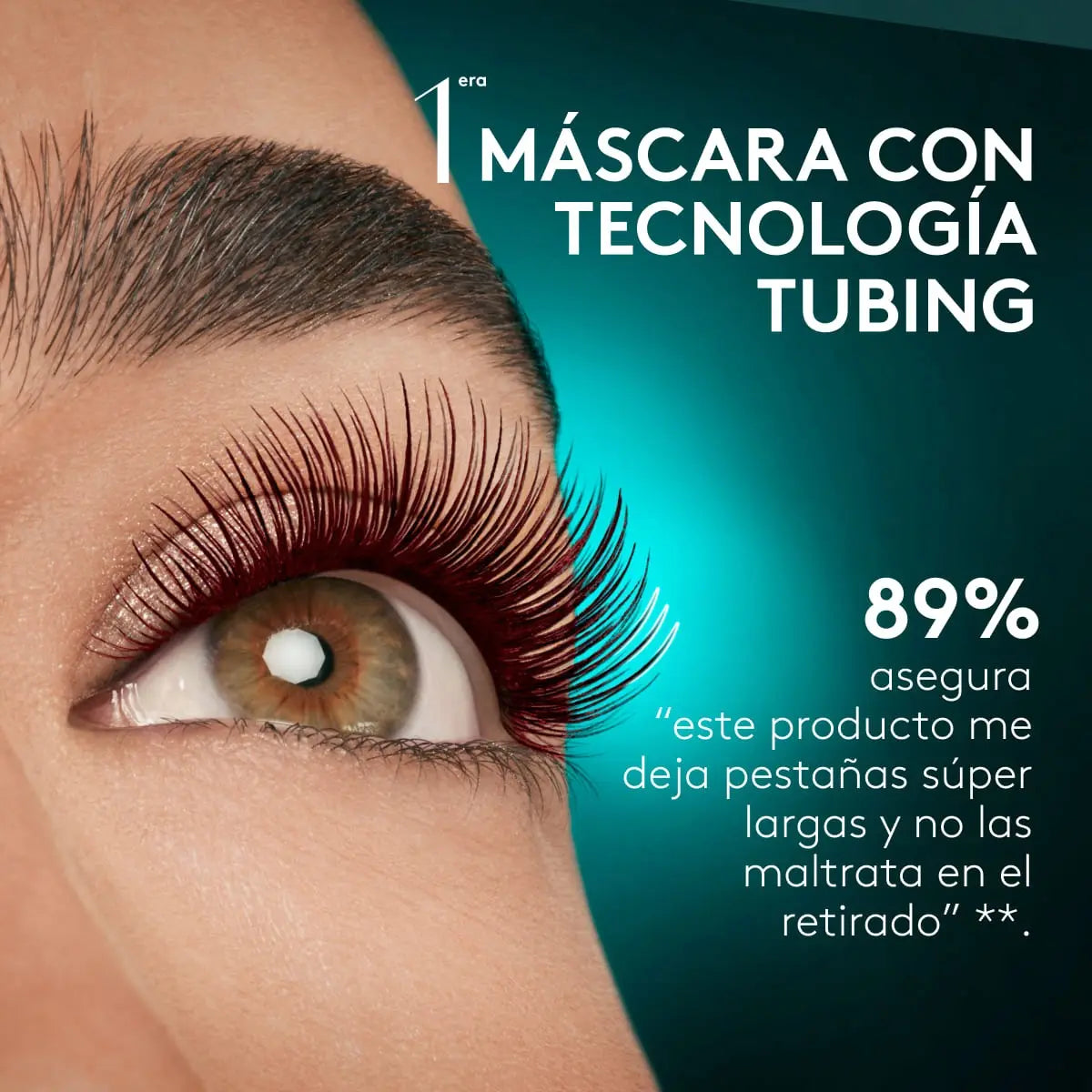 Máscara De Pestañas Burgundy Mega Tubing Extensions Ésika