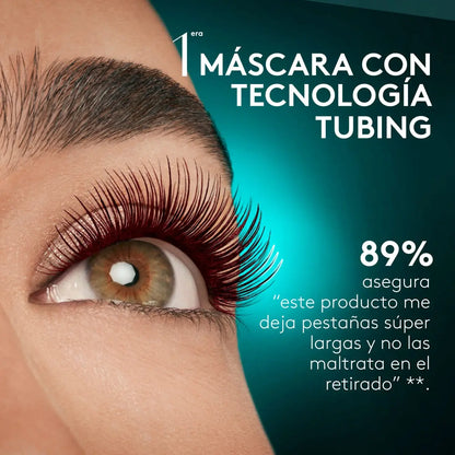 Máscara De Pestañas Burgundy Mega Tubing Extensions Ésika