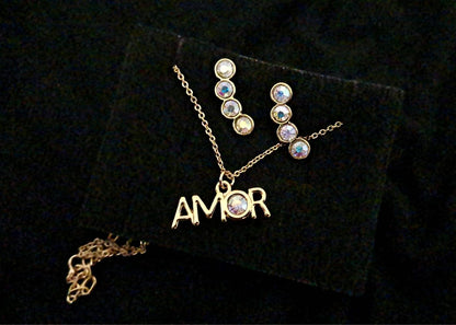 Aura de Amor Set Collar + Aretes