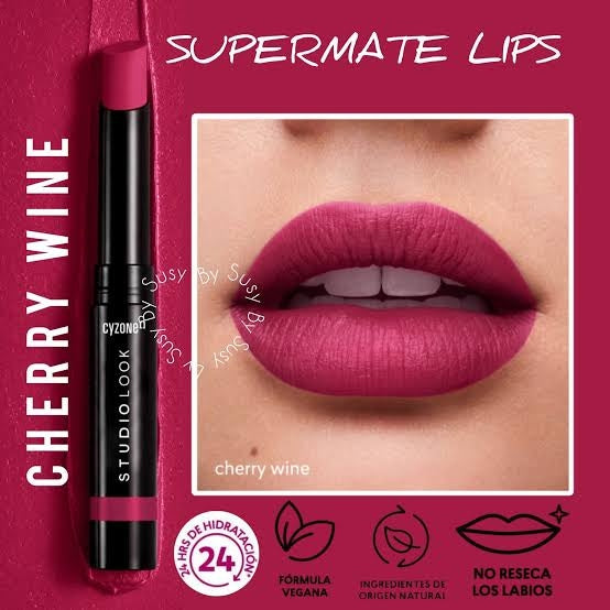 labial cyzone studio look cherry wine