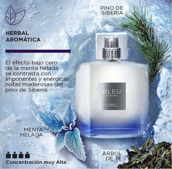 Bleu Glacial Perfume para Hombre Larga Duración 100 ml