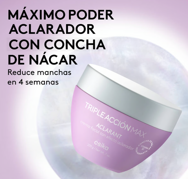 Crema facial aclaradora -Max Aclarant, 120 g