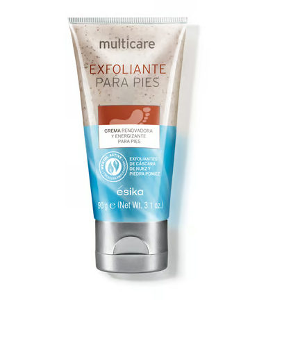 Crema exfoliante para pies Multicare