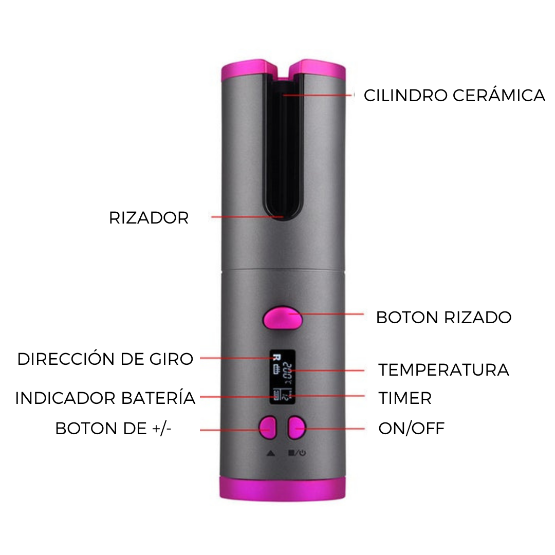 Auto Curler®️ Rizador Recargable -REMATE-