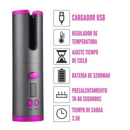 Auto Curler®️ Rizador Recargable -REMATE-