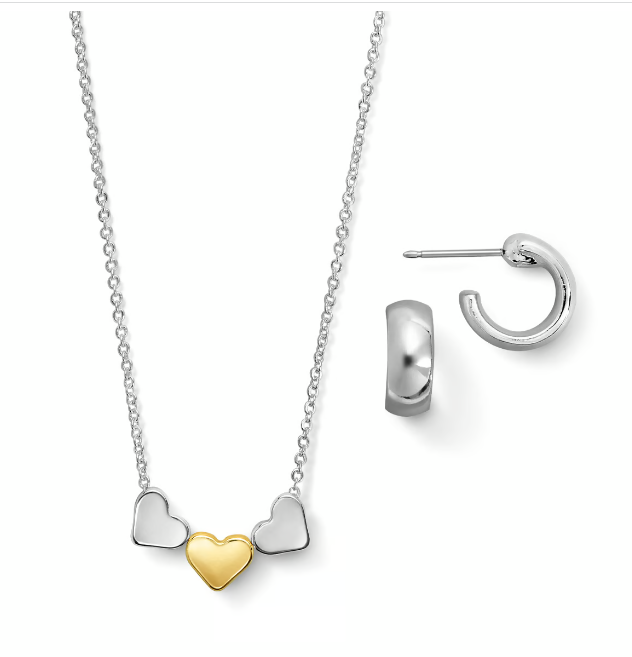 Estuche Collar + Aretes Treasure Love